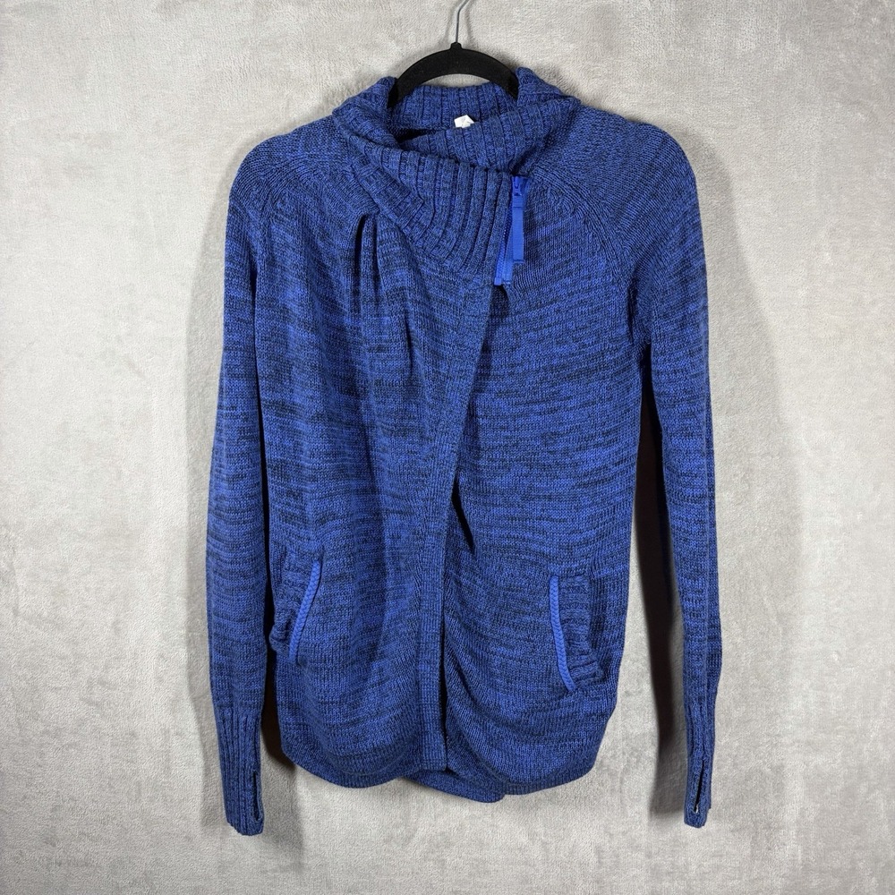Ivivva Lululemon Wrap Cardigan Sweater Size 14 High Collar Athleisure Y2K Active